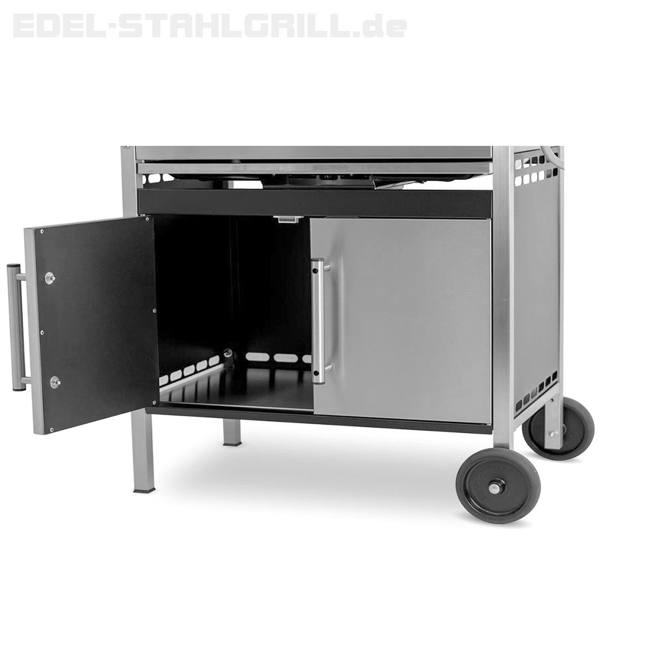 Unterschrank für Edelstahlgrill Holzkohlegrill Edelstar L 2 türig